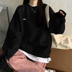 Aesthetic Plain Color Sweatshirt