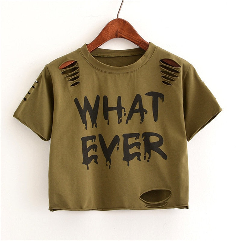 What Ever Sexy Crew Neck T-Shirt