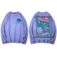 Noodle Dish Japanese Harajuku Sweatshirts