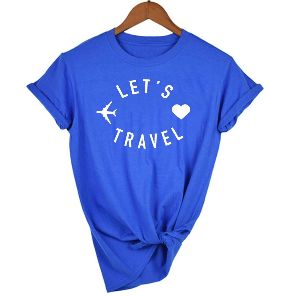 Let's Travel Airplane Traveling T-shirt