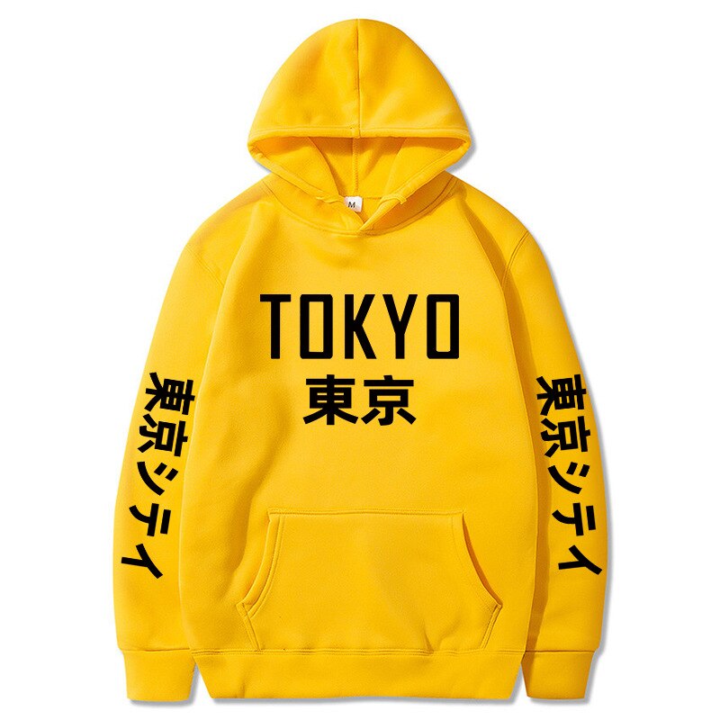 Tokyo Kanji Print Hoodie