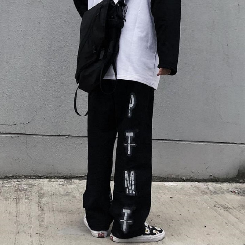 Graffiti Grunge Punk Oversized Pant