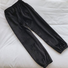 Velvet Harem Pants