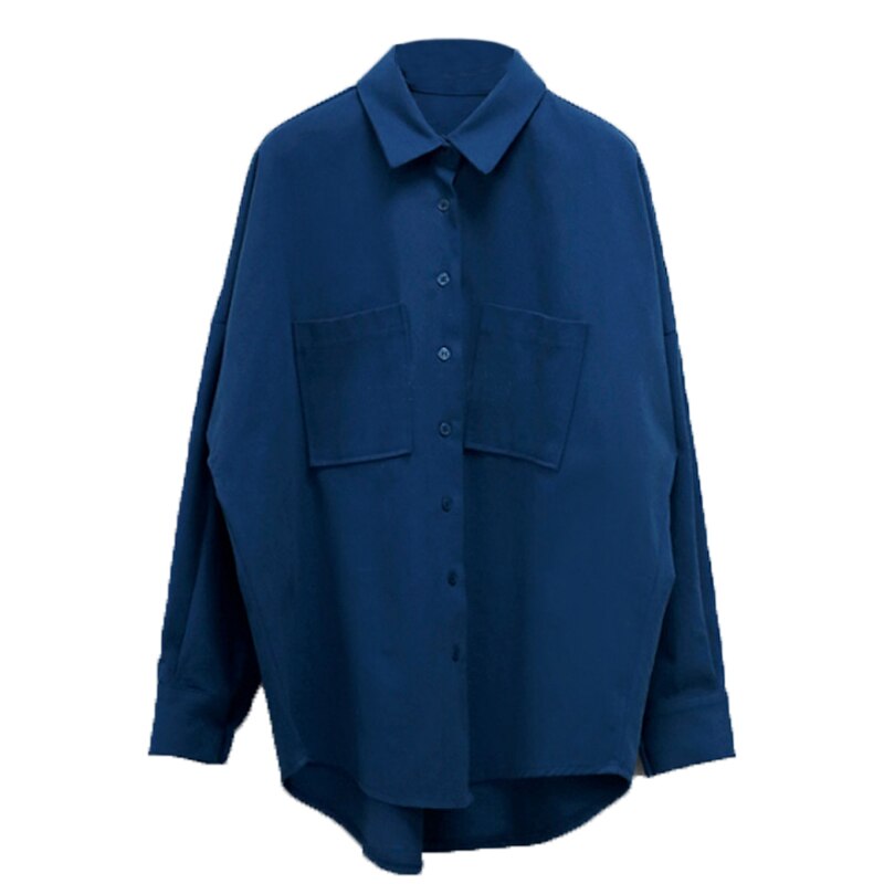 Double Pockets Turn-down Collar Shirt