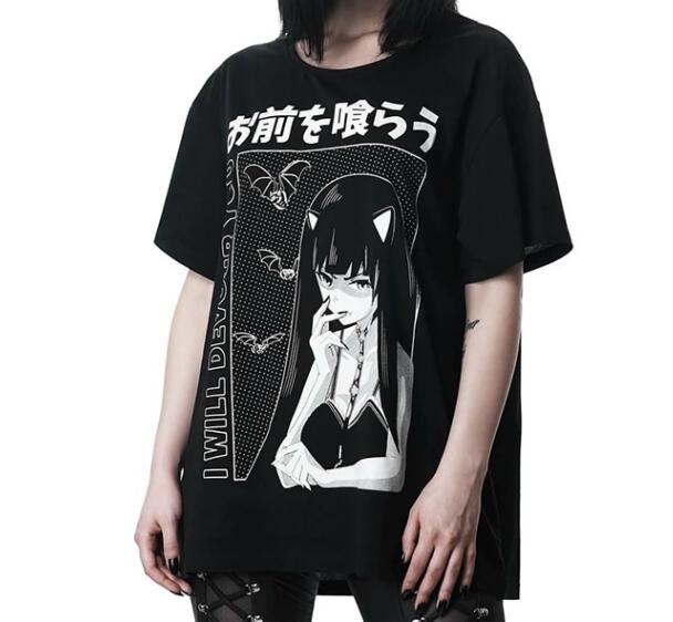 Gothic Punk Loose Shirt