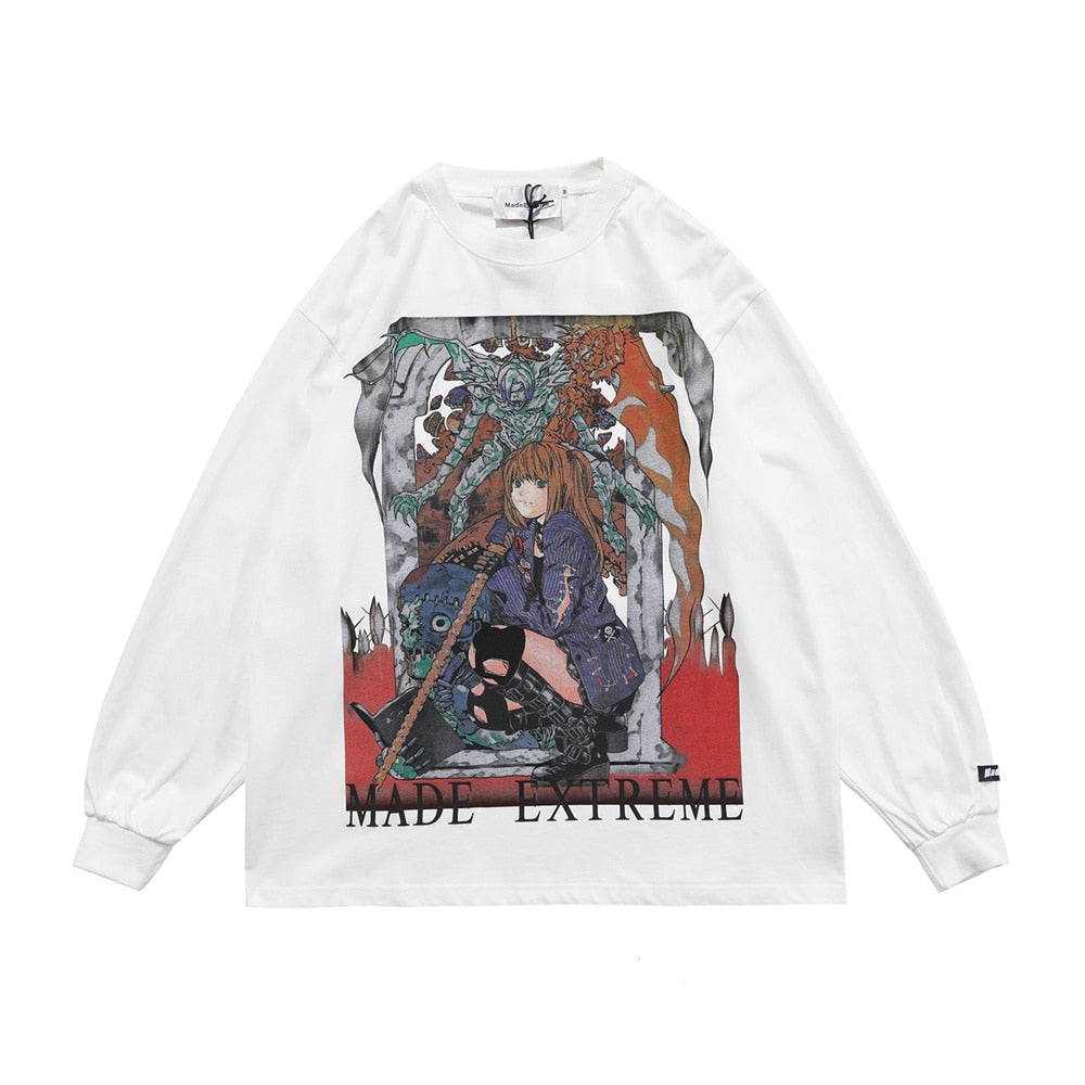 Made Extreme Hip Hop Cartoon Girl Sweatshirt