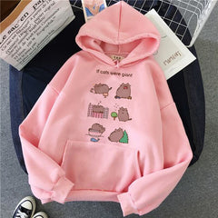 Kawaii Cat Korean Hoodie