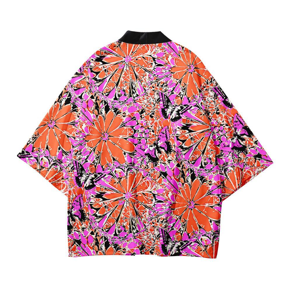 Aesthetic Flowers Japanese Style Kimono