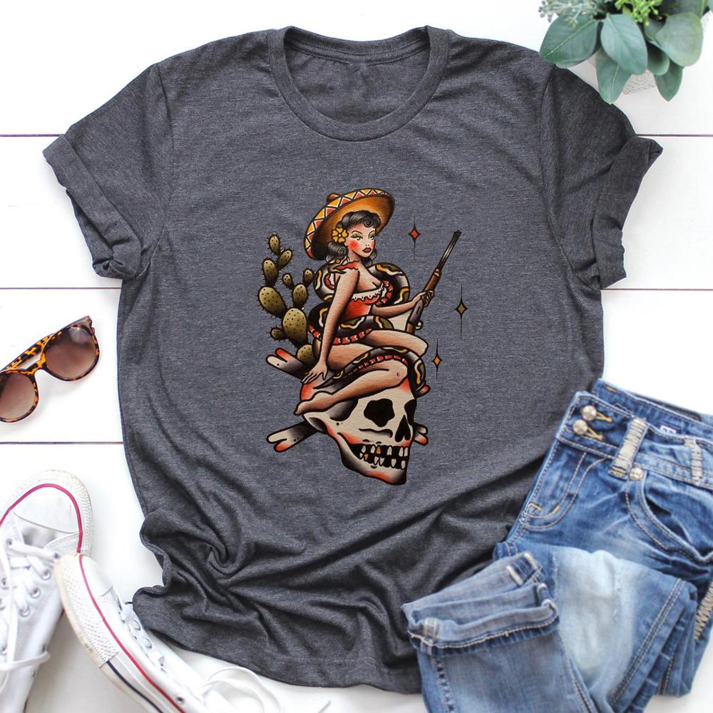 La Valiente Witches, Skulls Snake T-Shirt