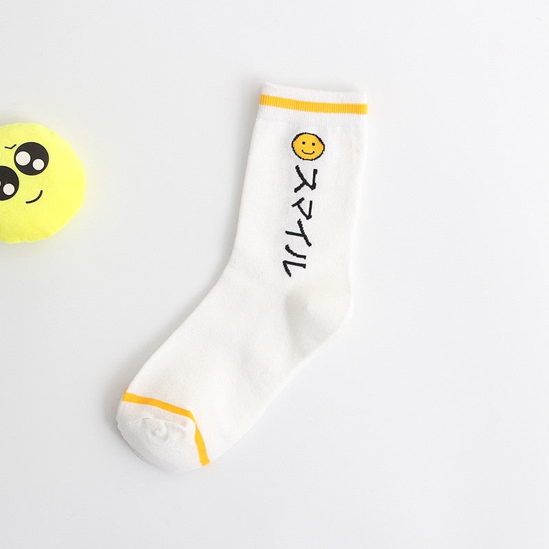 Skateboard Fruits Cotton Socks