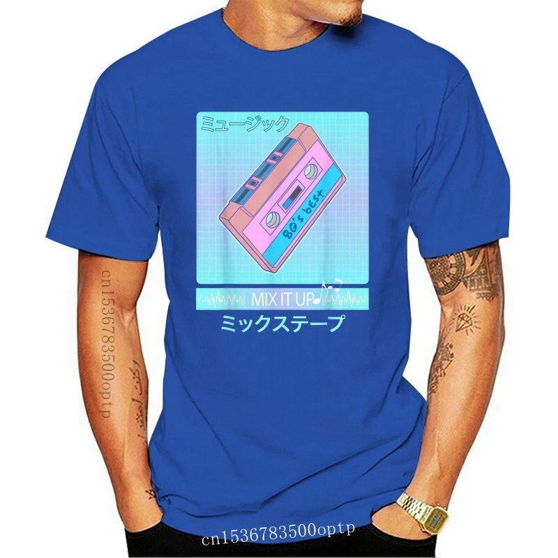 Mix Tape 90'S Japanese Aesthetic Vaporwave Men T-Shirt