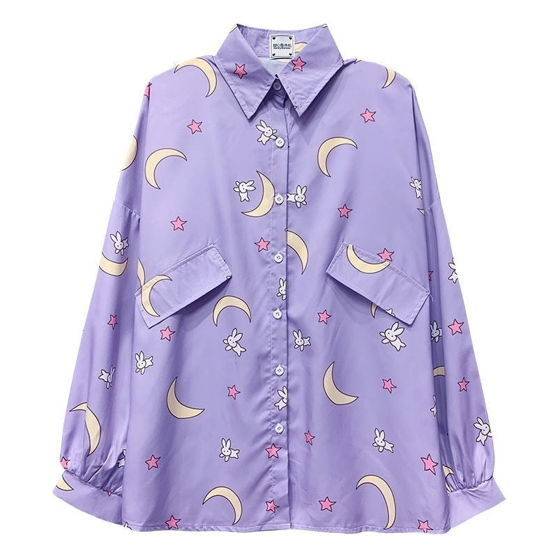 Moon Korean Style Kawaii T-Shirt