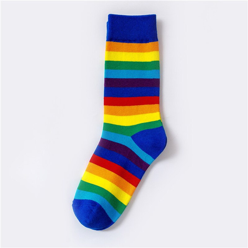 Colorful Stripes Cotton Socks