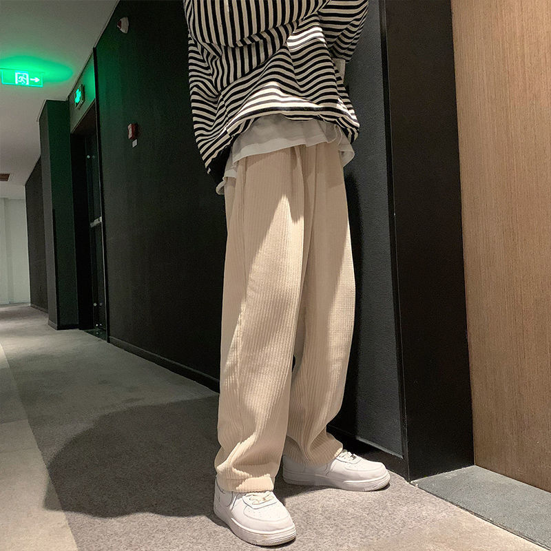 Corduroy Wide Ankle Length Sweatpants