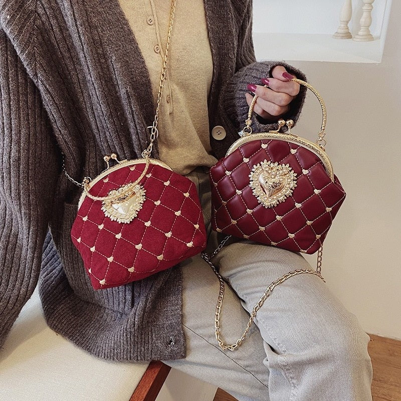 Vintage Embroidery Women Leather Handbag