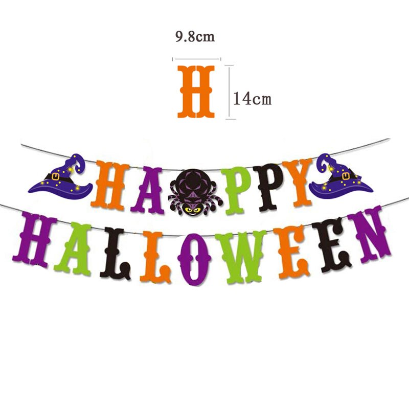 Happy Halloween Banner Decorations Halloween