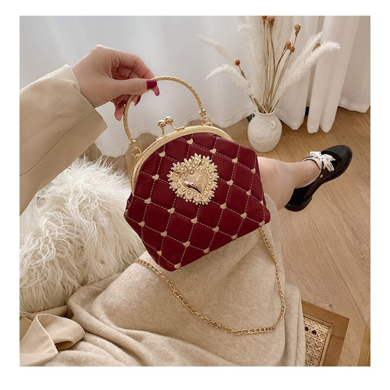 Vintage Embroidery Women Leather Handbag