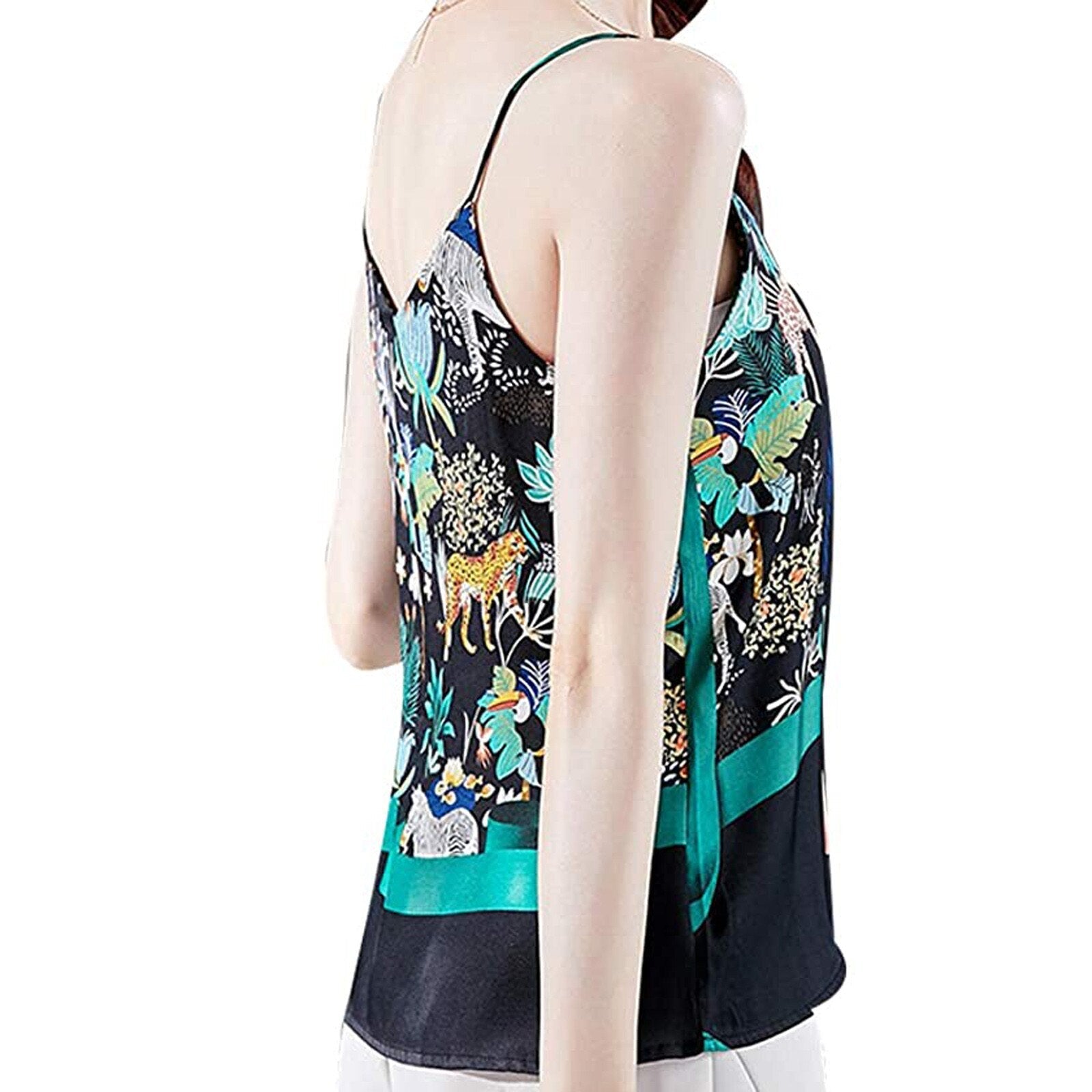 Animal Forest Sleeveless Blouse