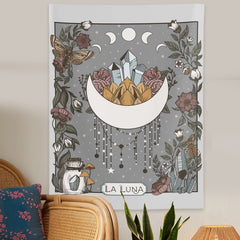 La Luna Nature Tarot Card Tapestry