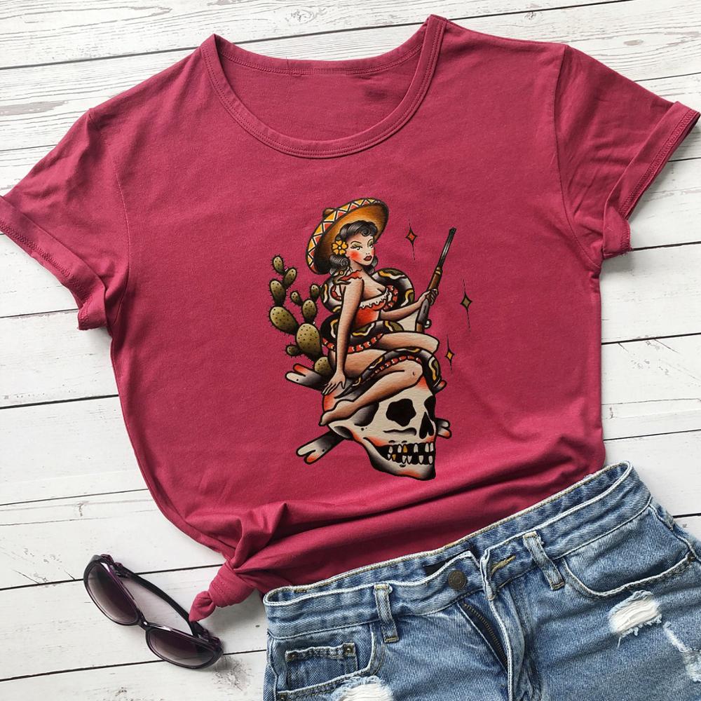 La Valiente Witches, Skulls Snake T-Shirt