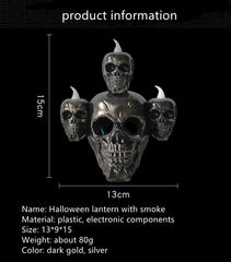 Halloween Smoke Horror Skull Head Lamp