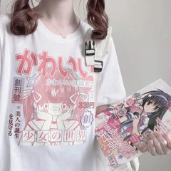 Lovely Scared Girl Oversize T-Shirt