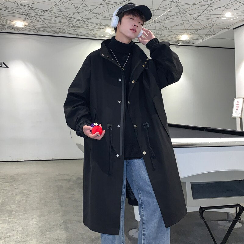 Oversize Solid Color Korean Style Coat