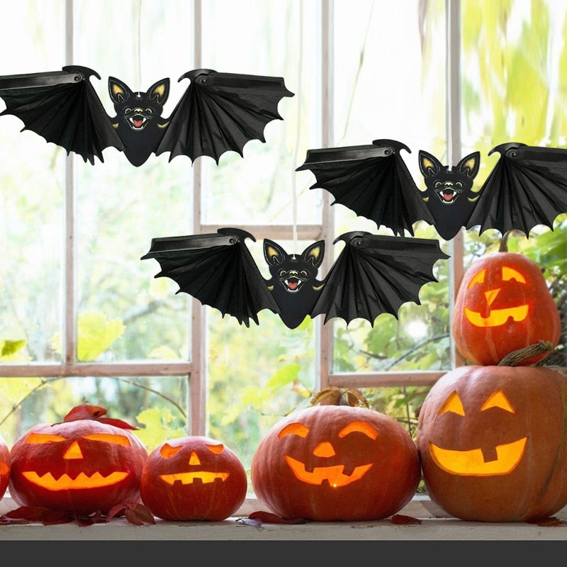 Halloween Paper Bat Hanging Ornament