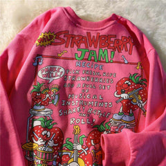 Strawberry Jam Recipe Sweatshirt