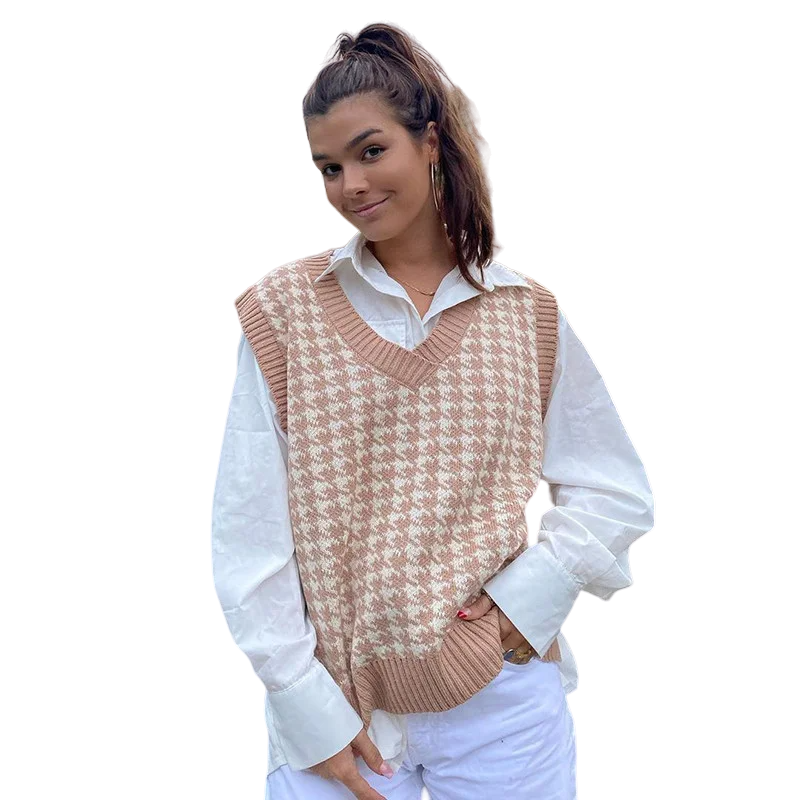 Knit Oversized Sweater Vest