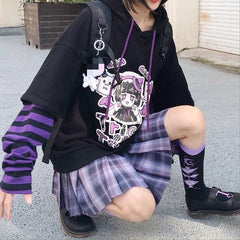 E-Girl Kawaii Anime Gothic Hoodie