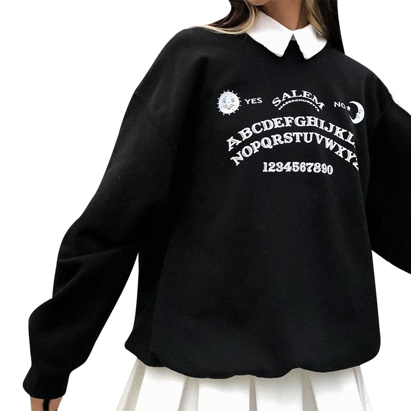 OUIJA Salem Grunge Gothic Sweatshirt