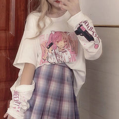 Japanese E Girl Anime T-Shirt