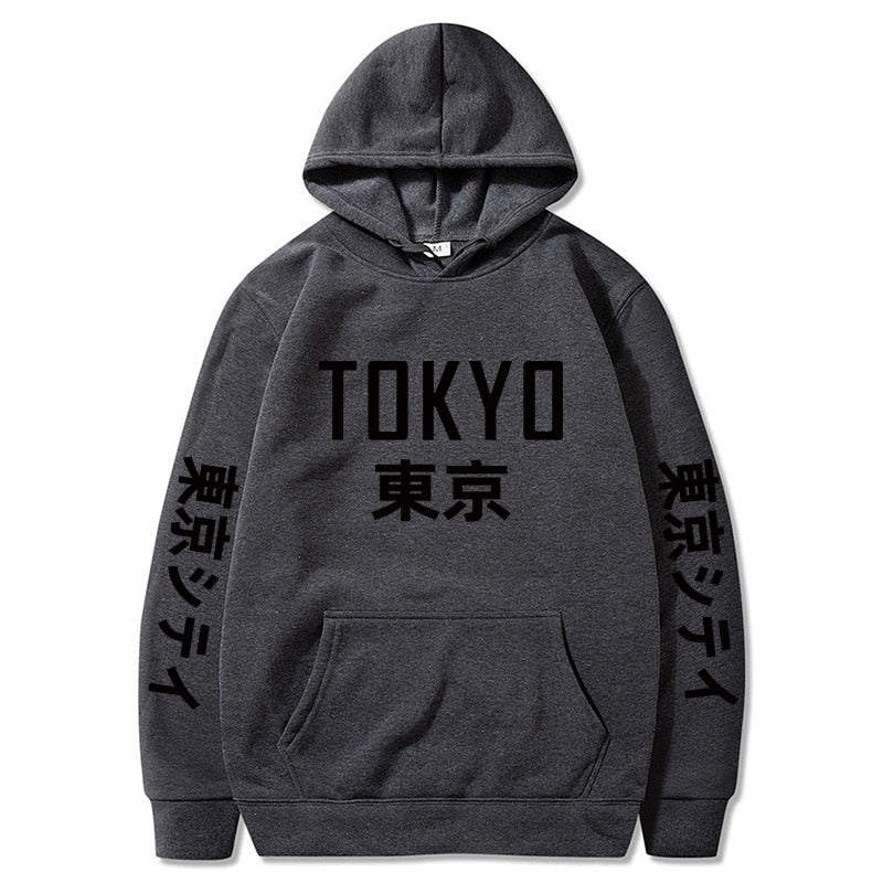 Tokyo Kanji Print Hoodie