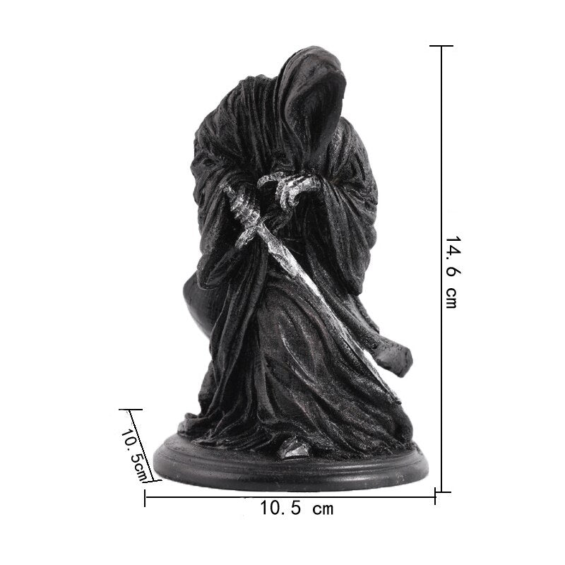 Sitting Wizard Decoration Sculpture