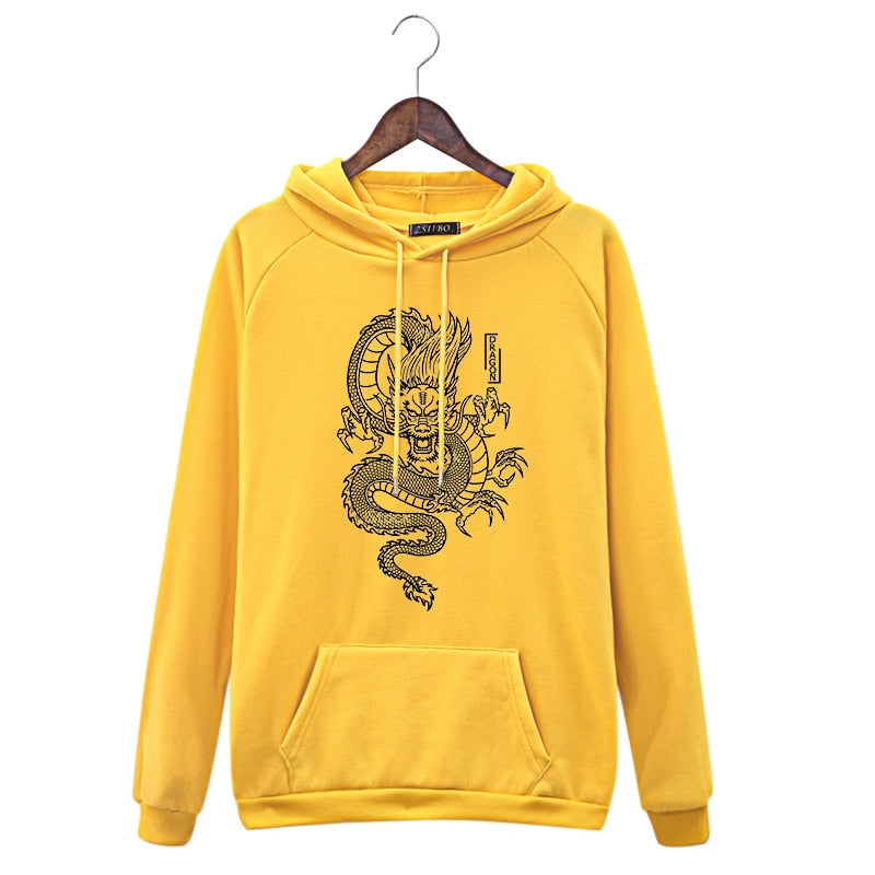 Chinese Dragon Harajuku Hoodie