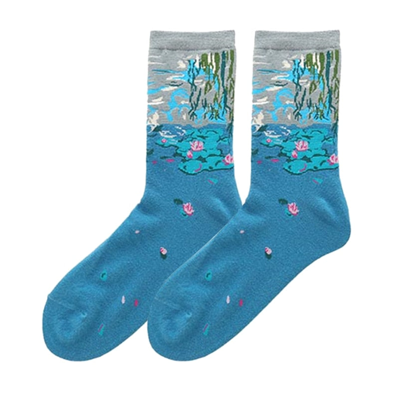 Art Vintage Colorful Socks