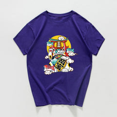 Japanese Harajuku Lucky Cat T-Shirt