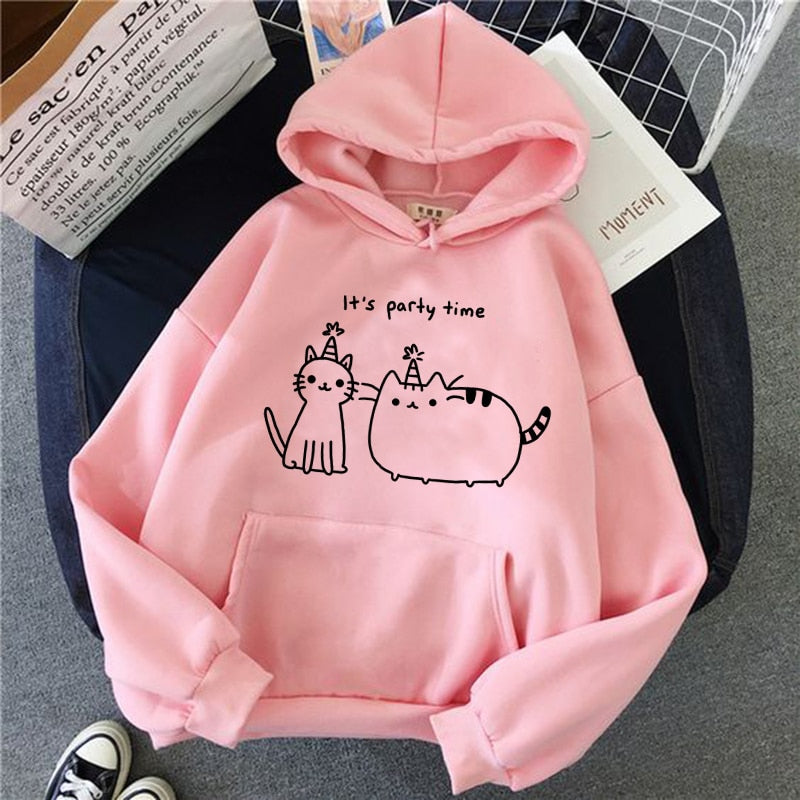 Kawaii Cat Korean Hoodie