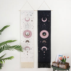 Moon Phase Tapestry Wall