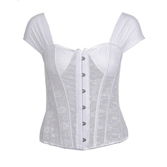 Black & White Lace Corset