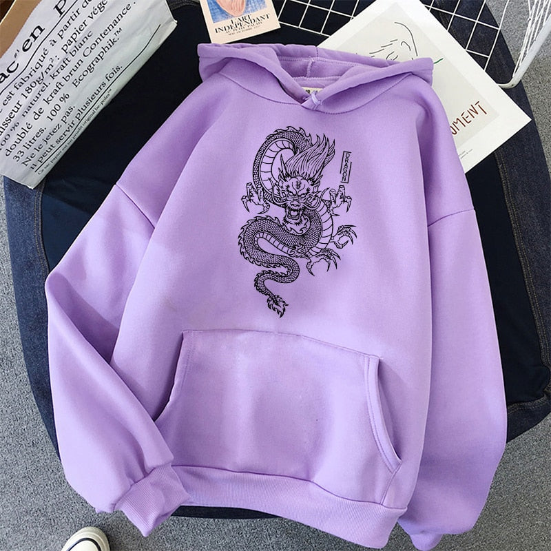 Chinese Dragon Harajuku Hoodie