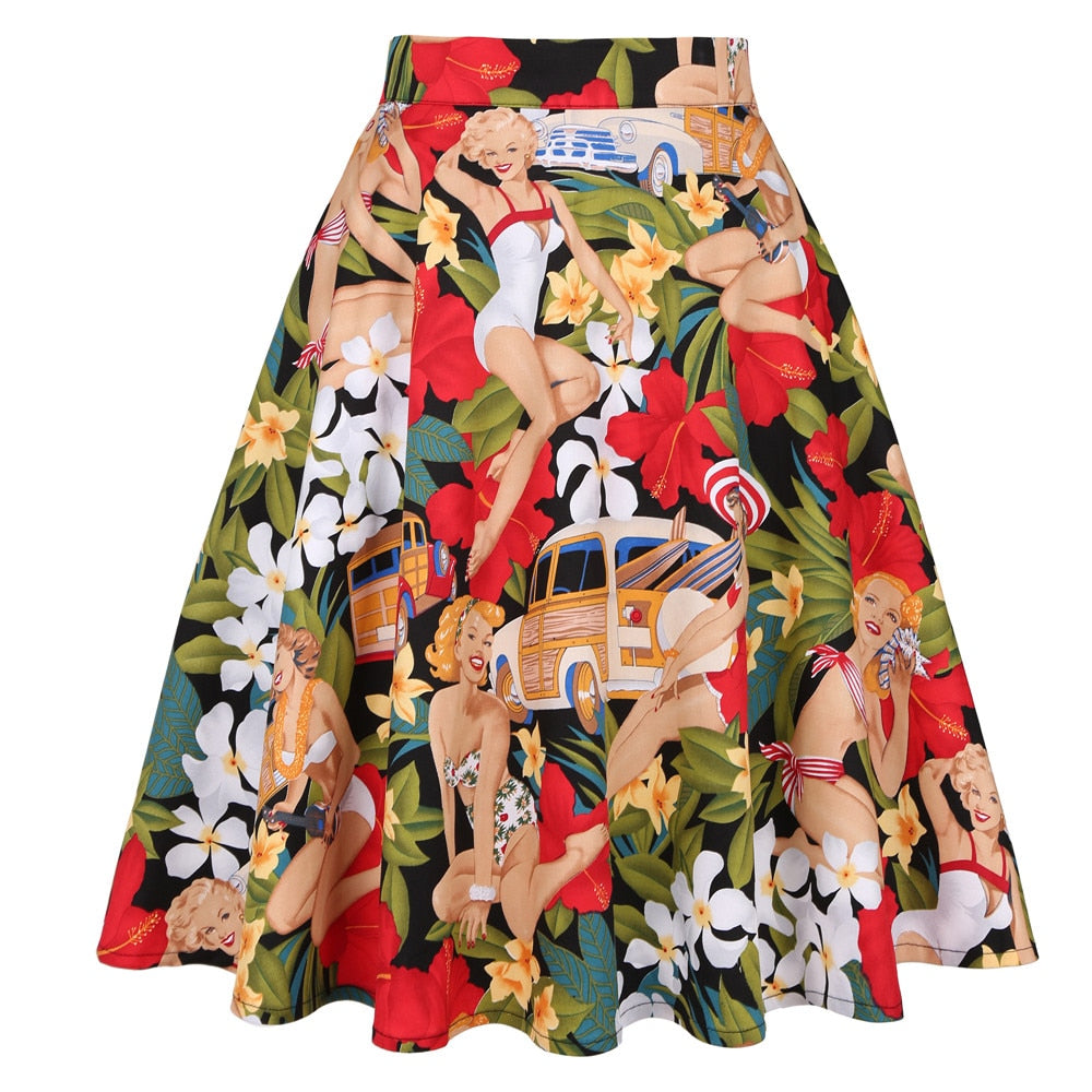 High Waist Strong Women Skirt