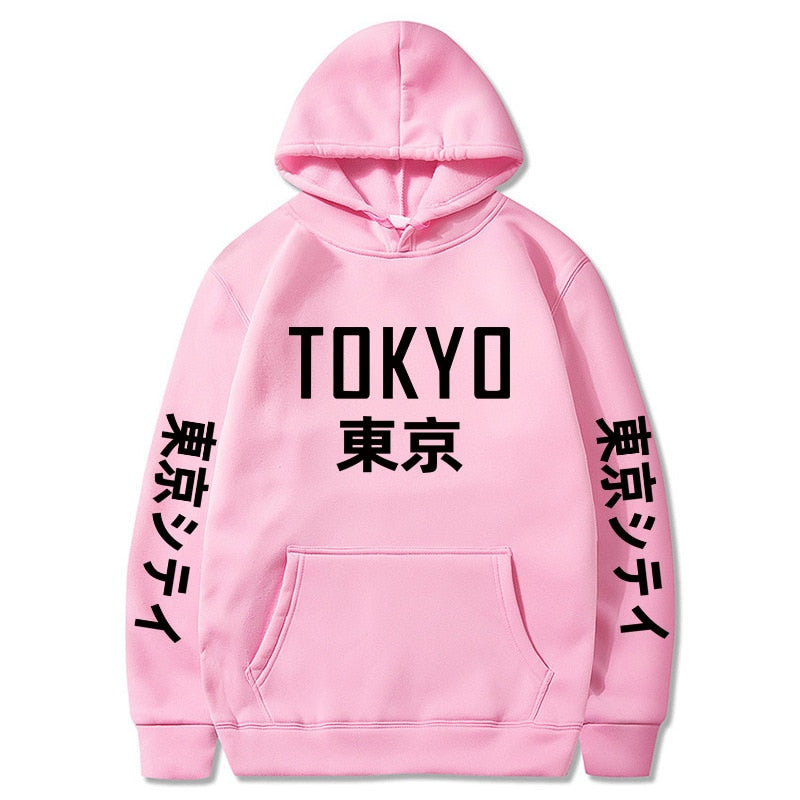 Tokyo Kanji Print Hoodie