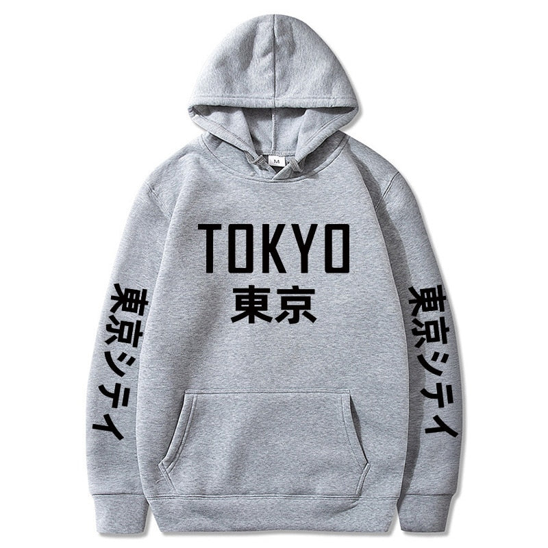 Tokyo Kanji Print Hoodie