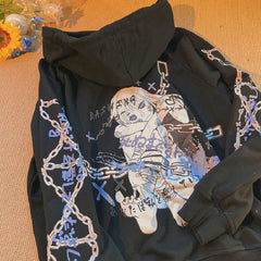 Daiwing Anime Chain E-Girl Jacket