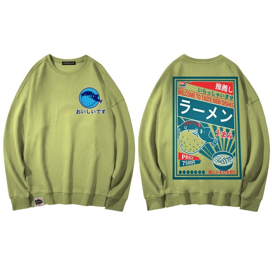 Noodle Dish Japanese Harajuku Sweatshirts