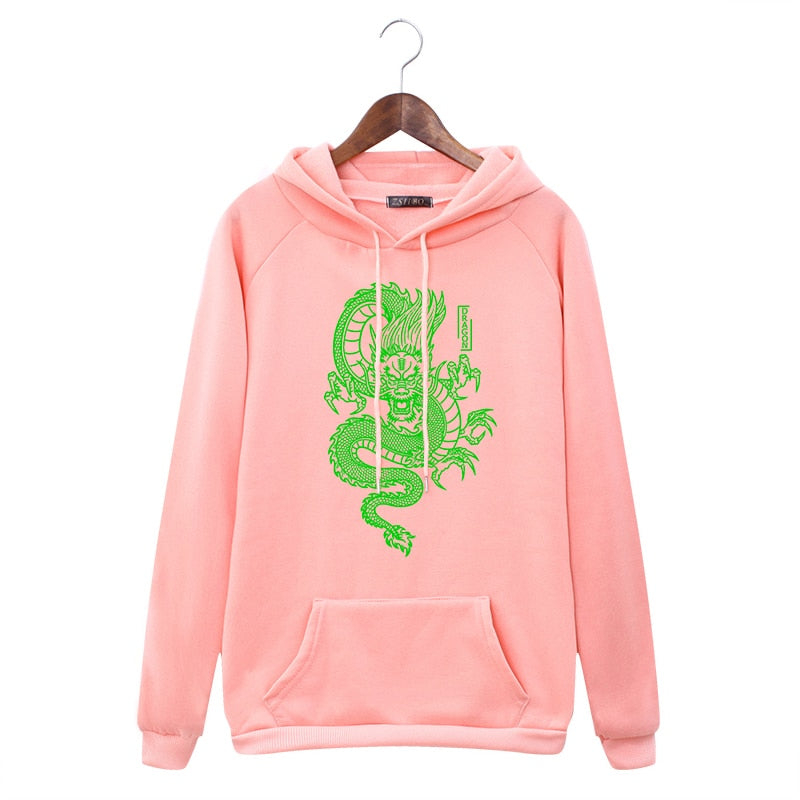 Chinese Dragon Harajuku Hoodie