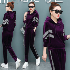 Sports Velvet Set Hoodie + Pants