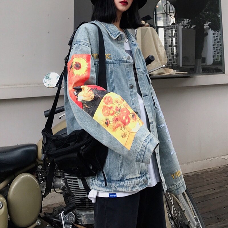 Van Gogh Vintage Denim Jacket